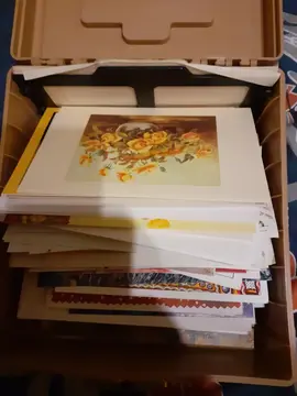 lot de cartes avec enveloppes