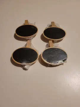 Objets de decotation type marque assiette en ardoise