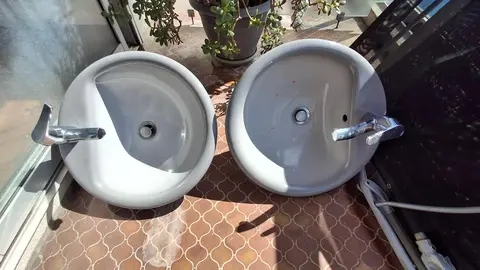 2 lavabos