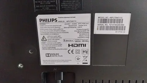 tv philips 4k ne s'allume plus