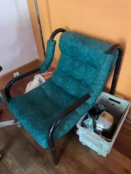 fauteuil vert