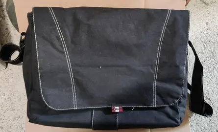 Sacoche de travail en tissu noire