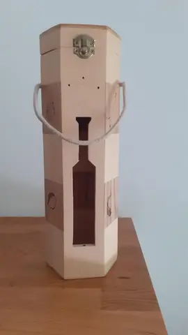 Coffret en bois pour une bouteille