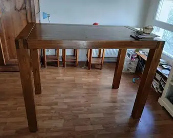 table hauteur barH 106 L80 L140 en chêne