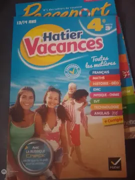 2 cahiers d'exercices de 4em