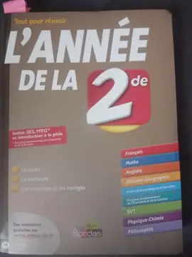 livre d'exercices pour la 2 em