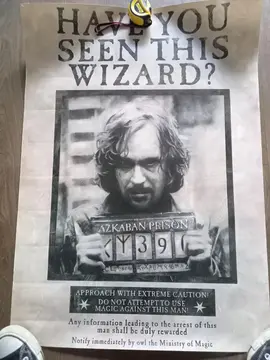 Affiche Sirius Black Wanted