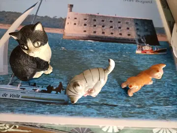 figurines chat