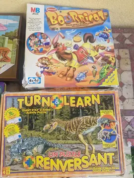 puzzle et jeu bourricot