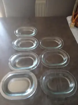 Plats en verre