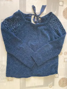 haut LAINE BLEUE taille s