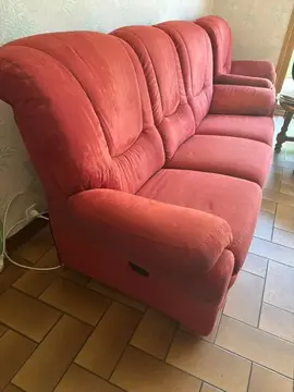 Canapé et fauteuil électriques