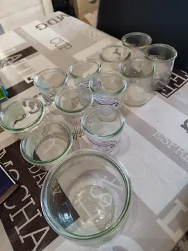 Lot bocaux pour de la déco