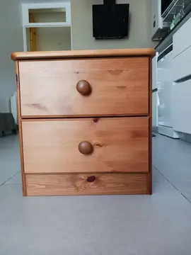 table de chevet en bois