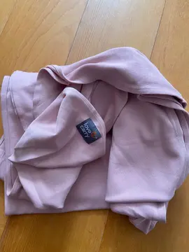 écharpe foulard porte bébé rose