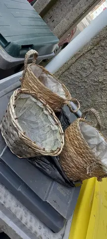lot de 3 petites panières