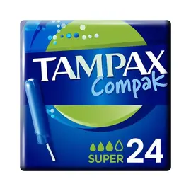 1 boite Tampax compak super boite de 24 quasiment pleine
