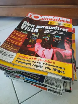 Lot de magazines L'Ordinateur Individuel