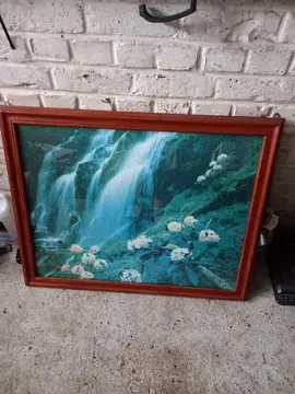 cadre puzzle sous verre
