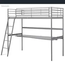 lit mezzanine 90x200 métal