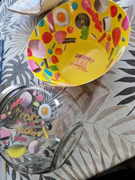 saladier et bonbonne à bonbon