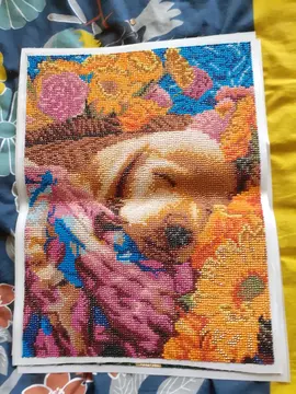 diamant painting chien