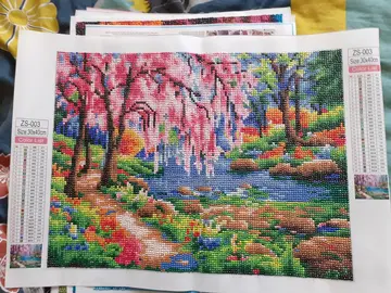 diamant painting paysage