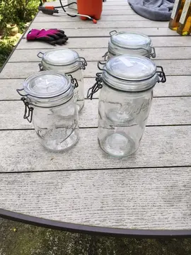 bocaux en verre Le Parfait 1L et 1.5L