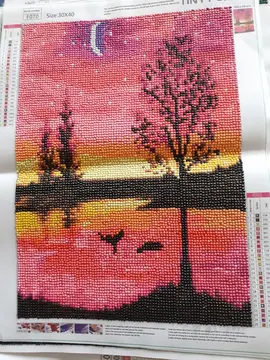diamant painting paysage