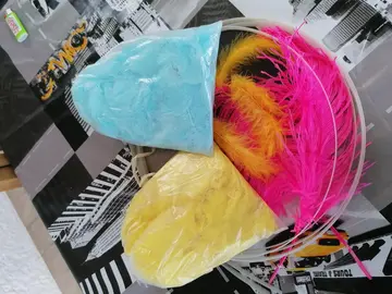 Plumes et cercle