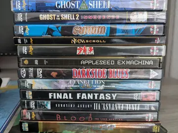 Lot de films d'animation japonais