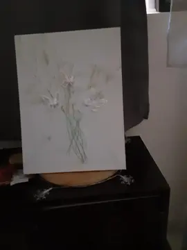 Tableau Fleural et Papillon