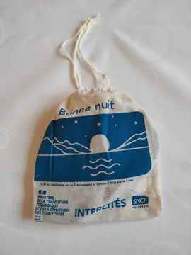 Kit de voyage de nuit SNCF