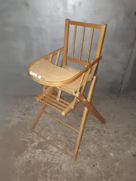 chaise haute bois