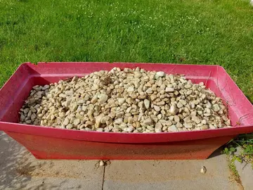 Graviers, cailloux blancs décoratifs