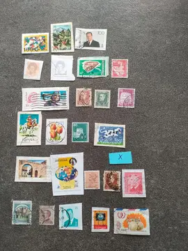 Timbres du monde entier lot X