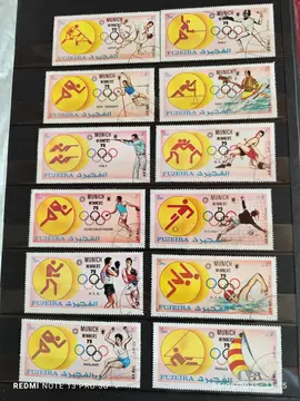 série timbres sport jeux Munich 72