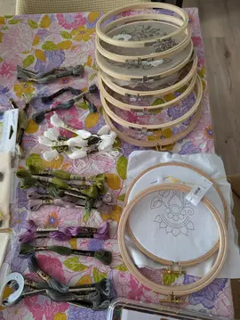 Lot broderie & crochet pour débuter ou compléter son atelier