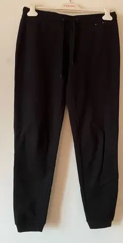 T40 femme, pantalon jogging, noir