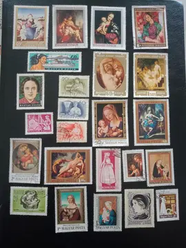 Timbres / Hongrie - Femmes sur timbres