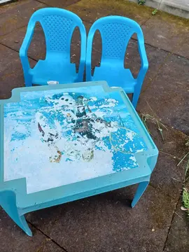 table et chaises enfants
