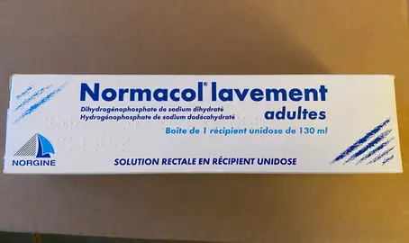 Normacol lavement, non ouvert