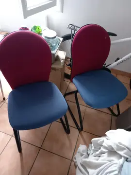 Lot de 2 chaises bureau