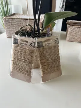 Cordelette en jute et papier crépon neuf