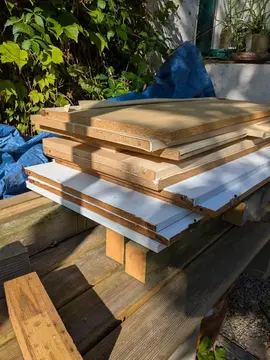 planches d'agglo et mdf