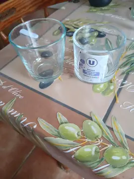 2 bocaux + 2 verres à bougie