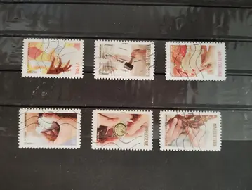 timbres français oblitérés lot 1