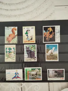 timbres français oblitérés lot 2