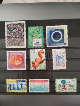 timbres français oblitérés lot 3