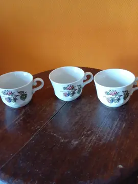 3 tasses à café